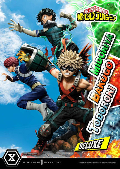 Midoriya Bakugo & Todoroki DX Bonus Statue