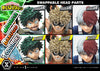 Midoriya Bakugo & Todoroki DX Bonus Statue