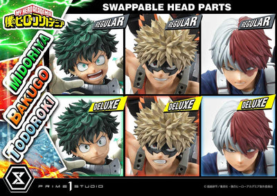 Midoriya Bakugo & Todoroki DX Bonus Statue