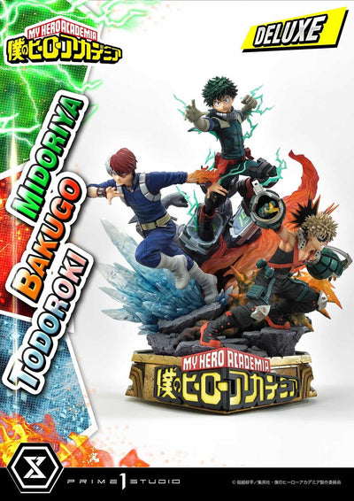 Midoriya Bakugo & Todoroki DX Bonus Statue