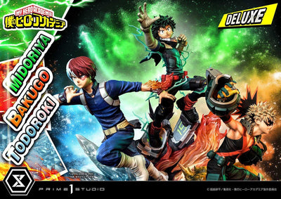Midoriya Bakugo & Todoroki DX Bonus Statue