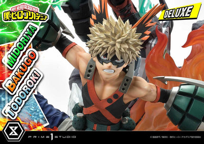 Midoriya Bakugo & Todoroki DX Bonus Statue