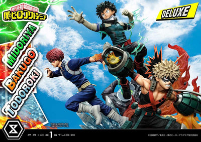 Midoriya Bakugo & Todoroki DX Bonus Statue