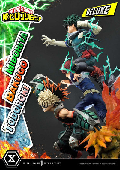 Midoriya Bakugo & Todoroki DX Bonus Statue