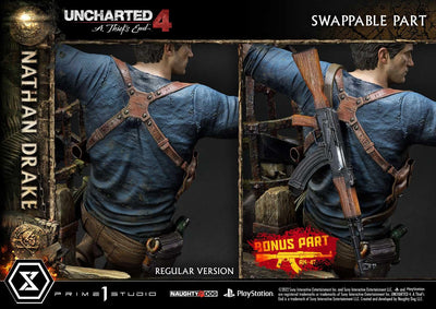 Uncharted 4 - Nathan Drake DX Bonus Version 1/4 Scale Statue