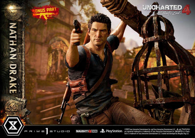 Uncharted 4 - Nathan Drake DX Bonus Version 1/4 Scale Statue