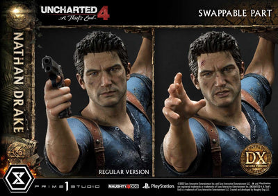 Uncharted 4 - Nathan Drake DX Bonus Version 1/4 Scale Statue