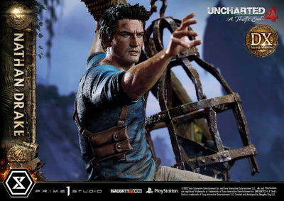 Uncharted 4 - Nathan Drake DX Bonus Version 1/4 Scale Statue