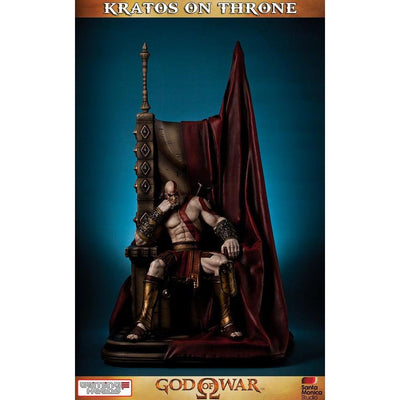 God Of War KRATOS ON THRONE 1:4 Scale Statue by Gaming Heads