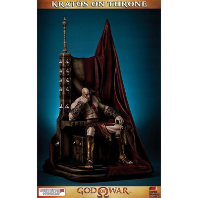 God Of War KRATOS ON THRONE 1:4 Scale Statue by Gaming Heads