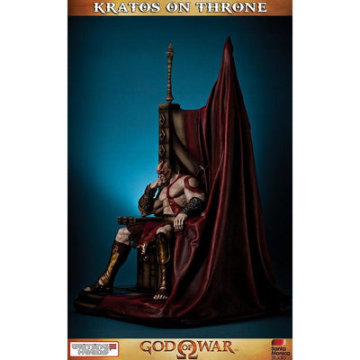 God Of War KRATOS ON THRONE 1:4 Scale Statue by Gaming Heads