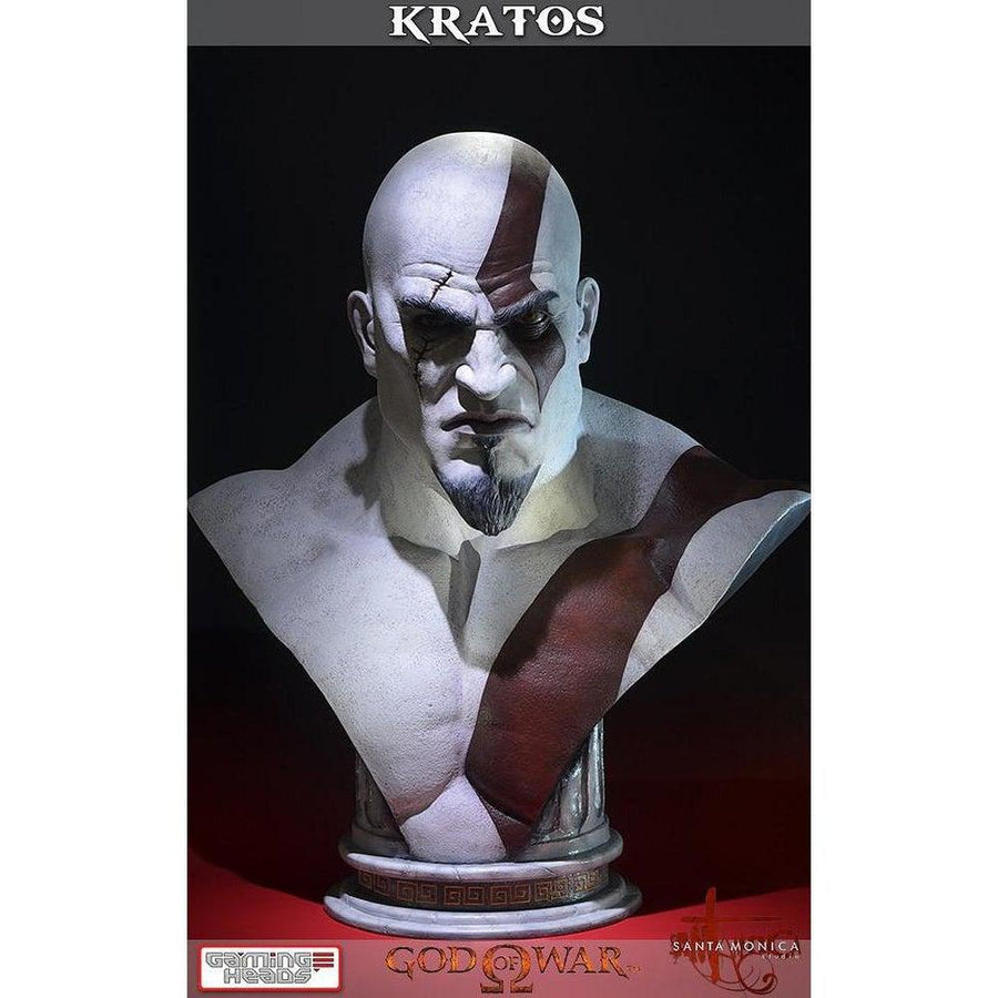 God Of War - Kratos Life Size 1:1 Scale Bust by Gaming Heads