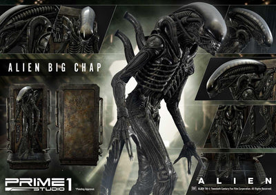 Alien Big Chap 3D Wall Art Statue