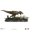 Jurassic Park - T-Rex and Donald Gennaro Demi Scale 1/20