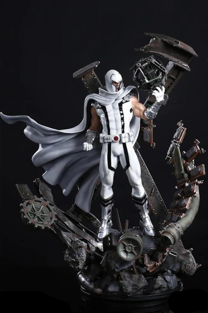 Magneto　定品-　スケール　ホワイトマグニート　1/4　XM　1/4　Studios　新品未使用　フィギュア　White　Studios　ＸＭスタジオ　Prime1