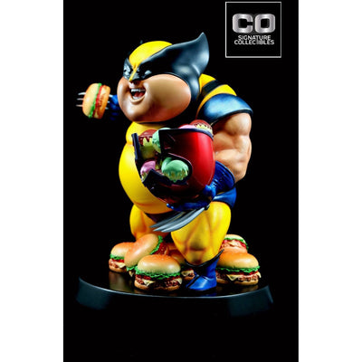 Chubby Wolf Statue by CO Signature Collectibles